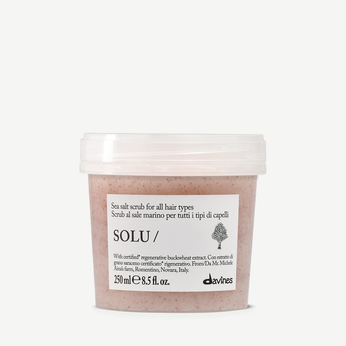 Davines International SOLU Sea Salt Scrub - Deep cleansing sea salt scrub for all hair types