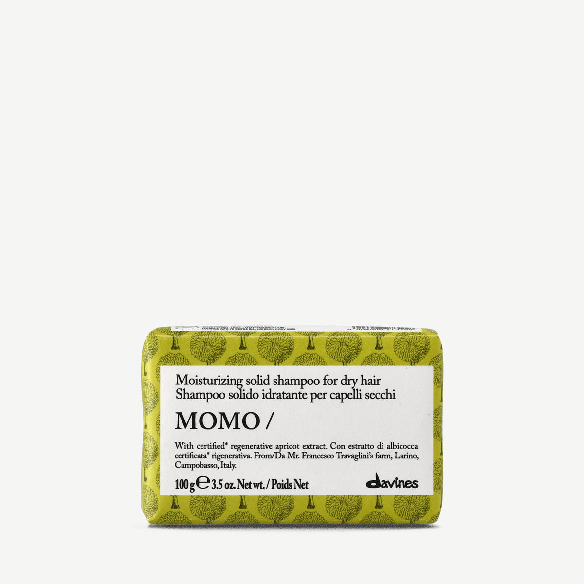 Davines International MOMO Solid Shampoo - Moisturizing solid shampoo for dry hair