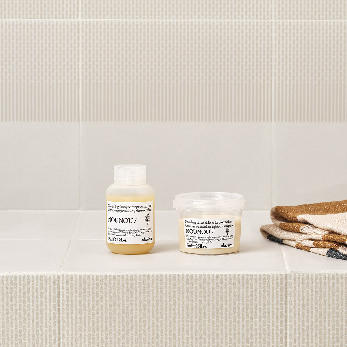 Davines International NOUNOU Conditioner - Nourishing fast conditioner for processed hair