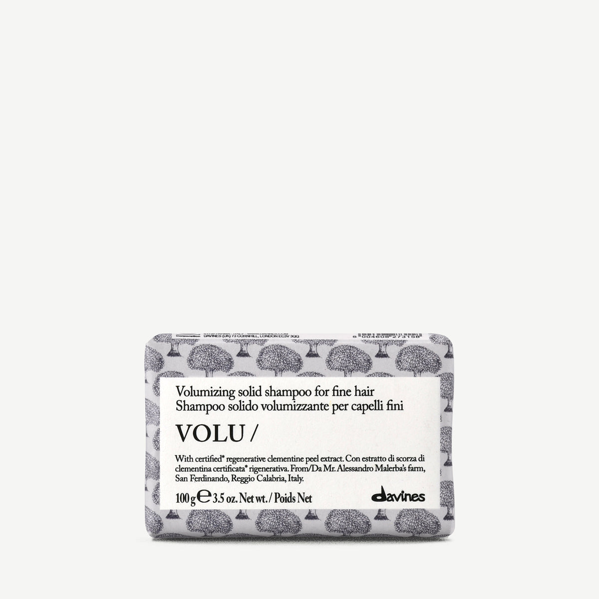 Davines International VOLU Solid Shampoo - Volumizing solid shampoo for fine hair