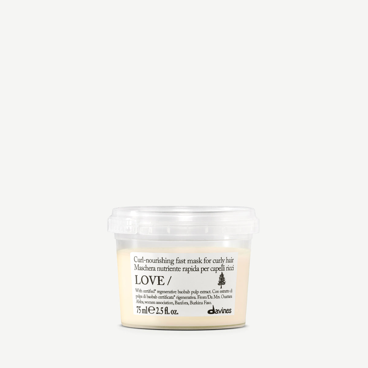 Davines International LOVE CURL Mask - Curl-nourishing fast mask for curly hair