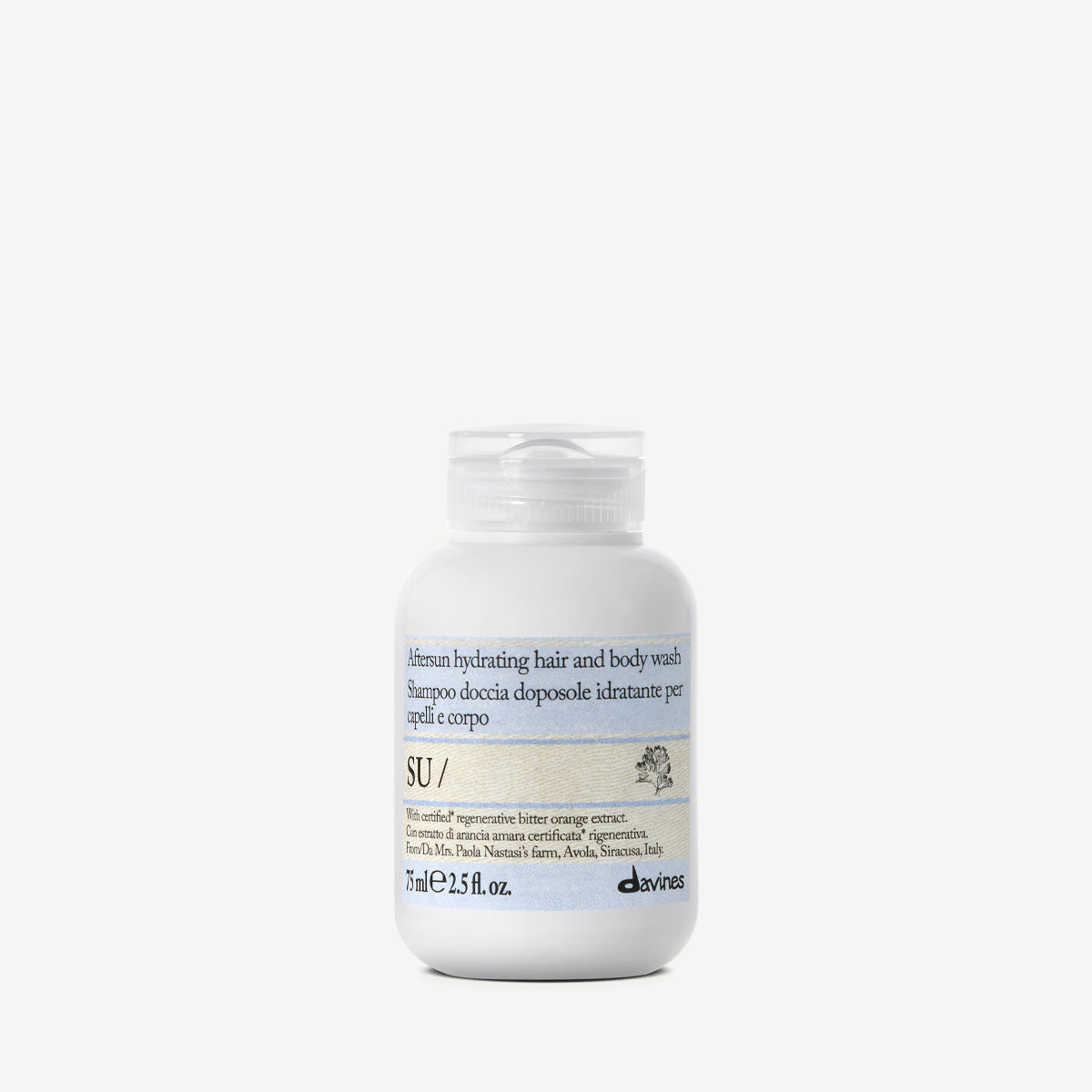 Davines International SU Hair & Body Wash - Aftersun hydrating hair and body wash