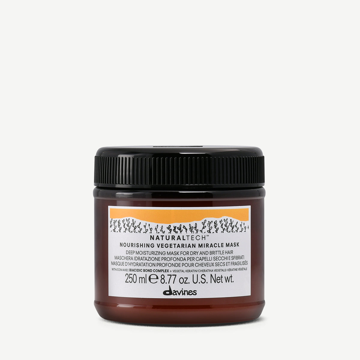 Davines International NOURISHING Vegetarian Miracle Mask - Extra moisturizing mask for dry and brittle hair