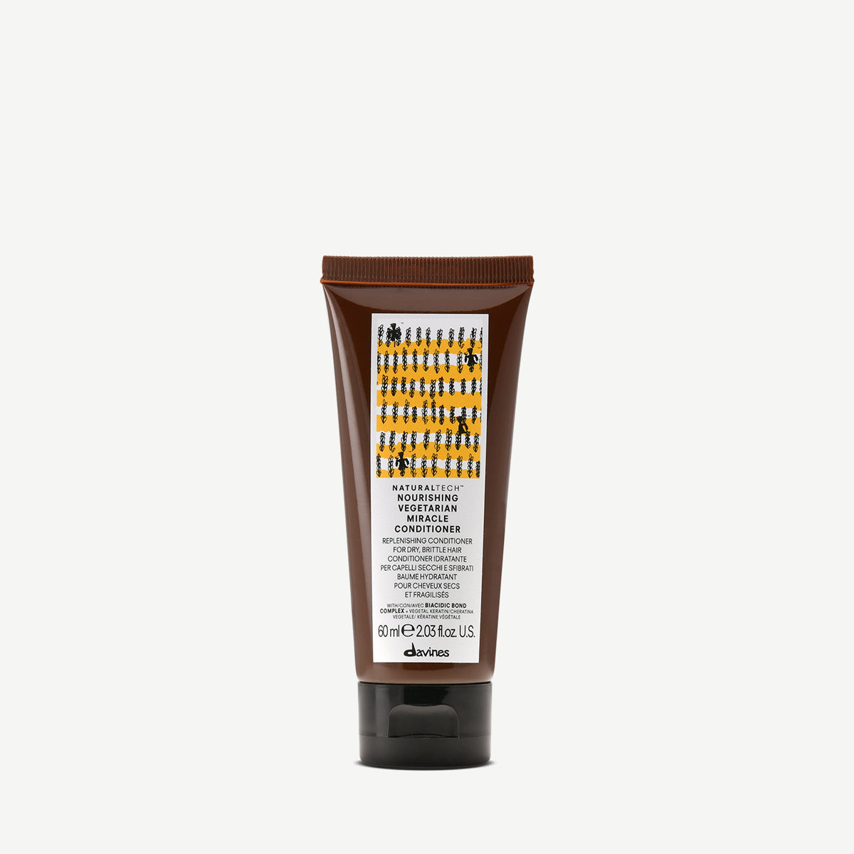 Davines International NOURISHING Vegetarian Miracle Conditioner - Moisturizing balm for dry and brittle hair