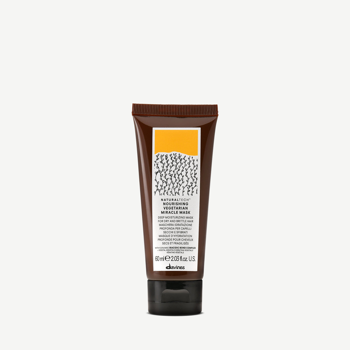Davines International NOURISHING Vegetarian Miracle Mask - Extra moisturizing mask for dry and brittle hair