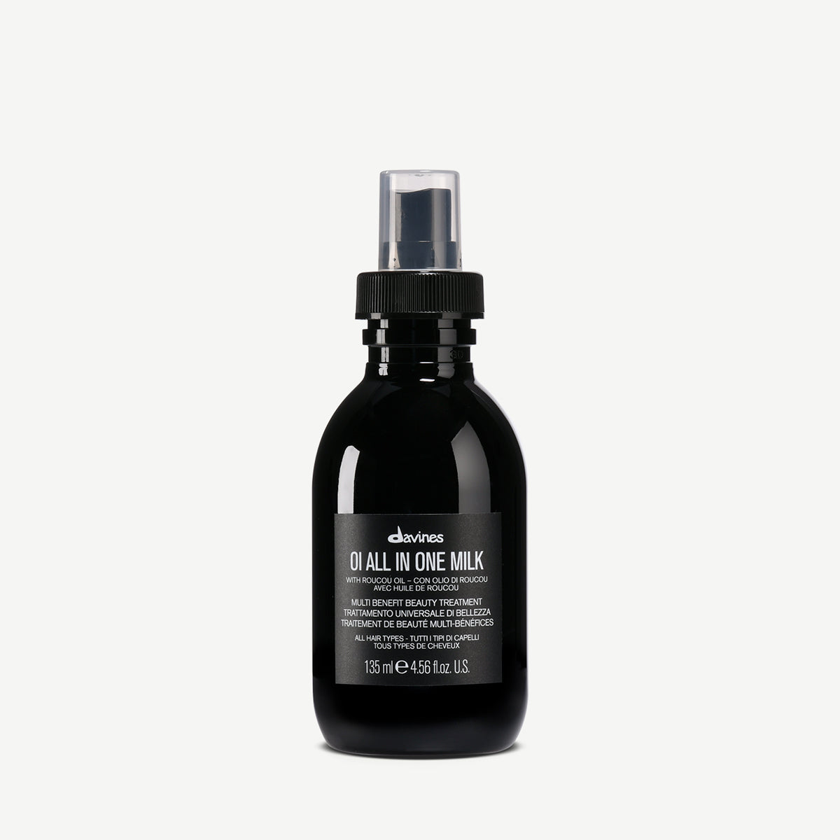 Davines International OI All In One Milk - Leave-in hydrating treatment controls frizz, protects from heat, and adds shine and softness