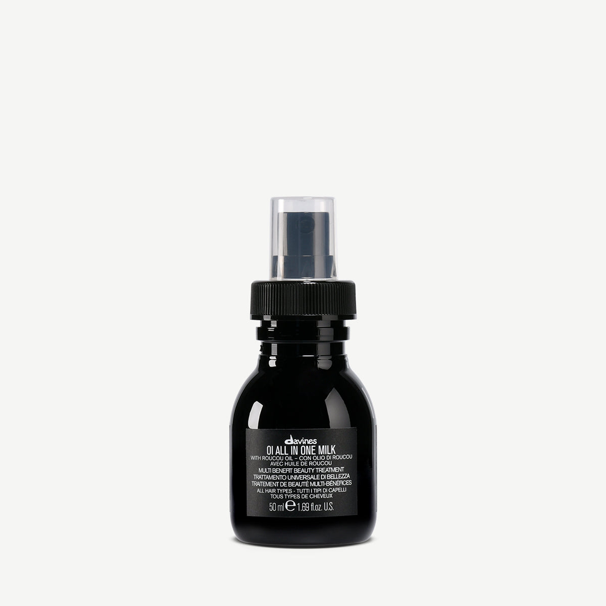 Davines International OI All In One Milk - Leave-in hydrating treatment controls frizz, protects from heat, and adds shine and softness