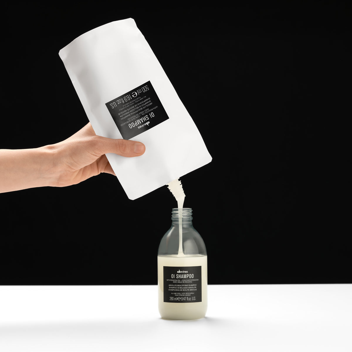 Davines International OI Shampoo - Gentle daily shampoo for radiant, shiny, velvety-soft hair