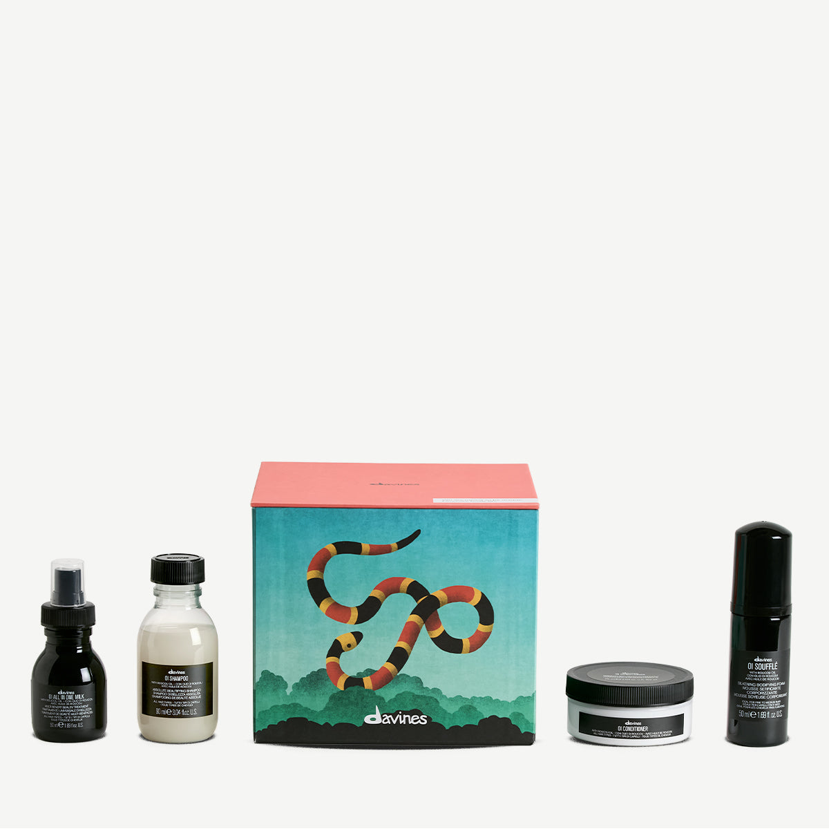 Davines International Elegant Tropic Forest Gift Set for All Hair Types - The perfect extraordinary beauty set for amazing shine
and beauty to the hair.