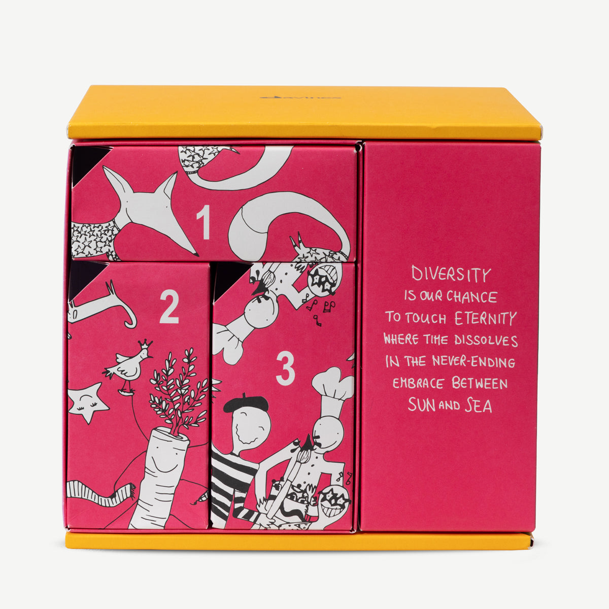 Davines International Advent Calendar - Festive Season kit with 12 hair and body beauty products