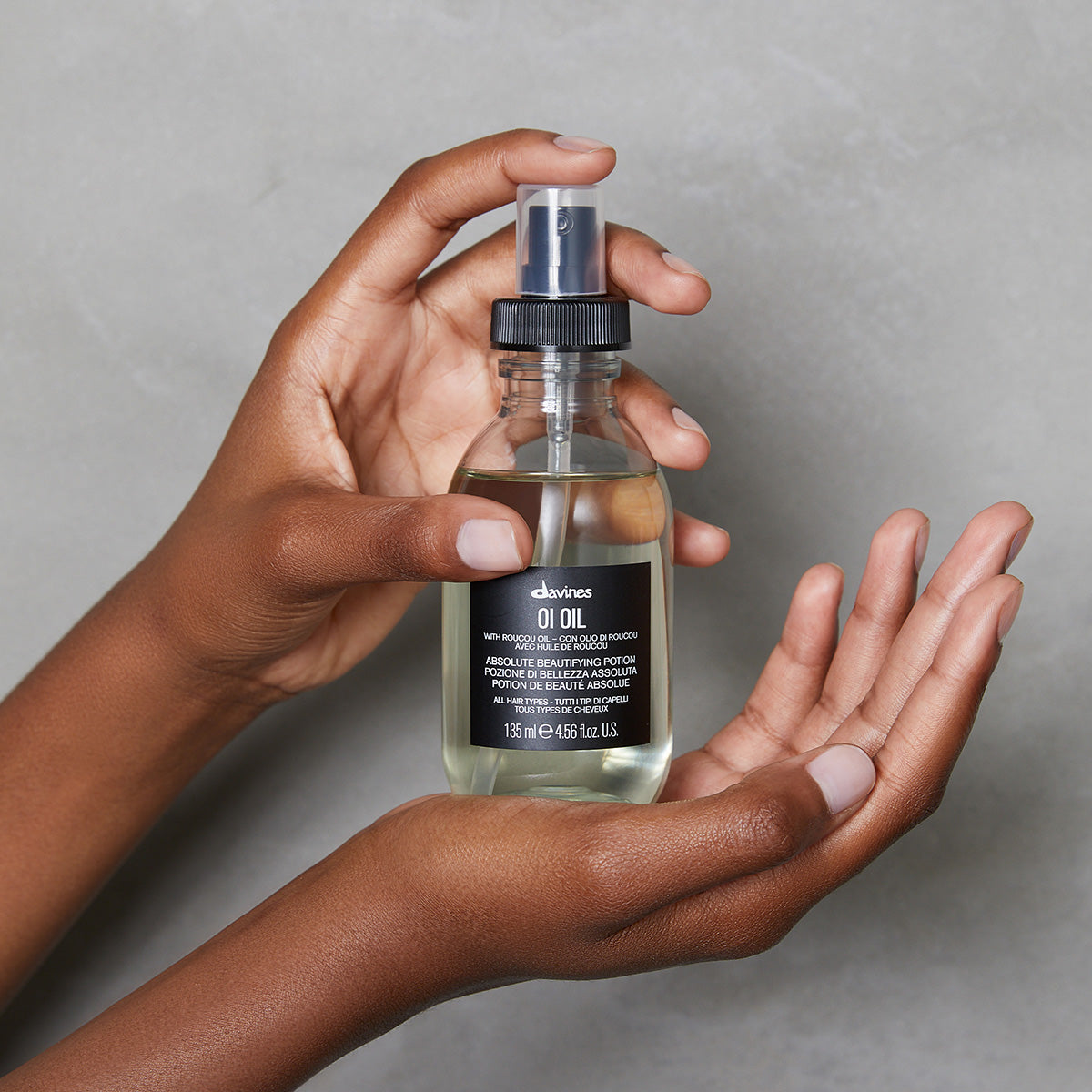 Davines International OI Oil - Multifunctional hair oil designed to fight frizz and boost shine