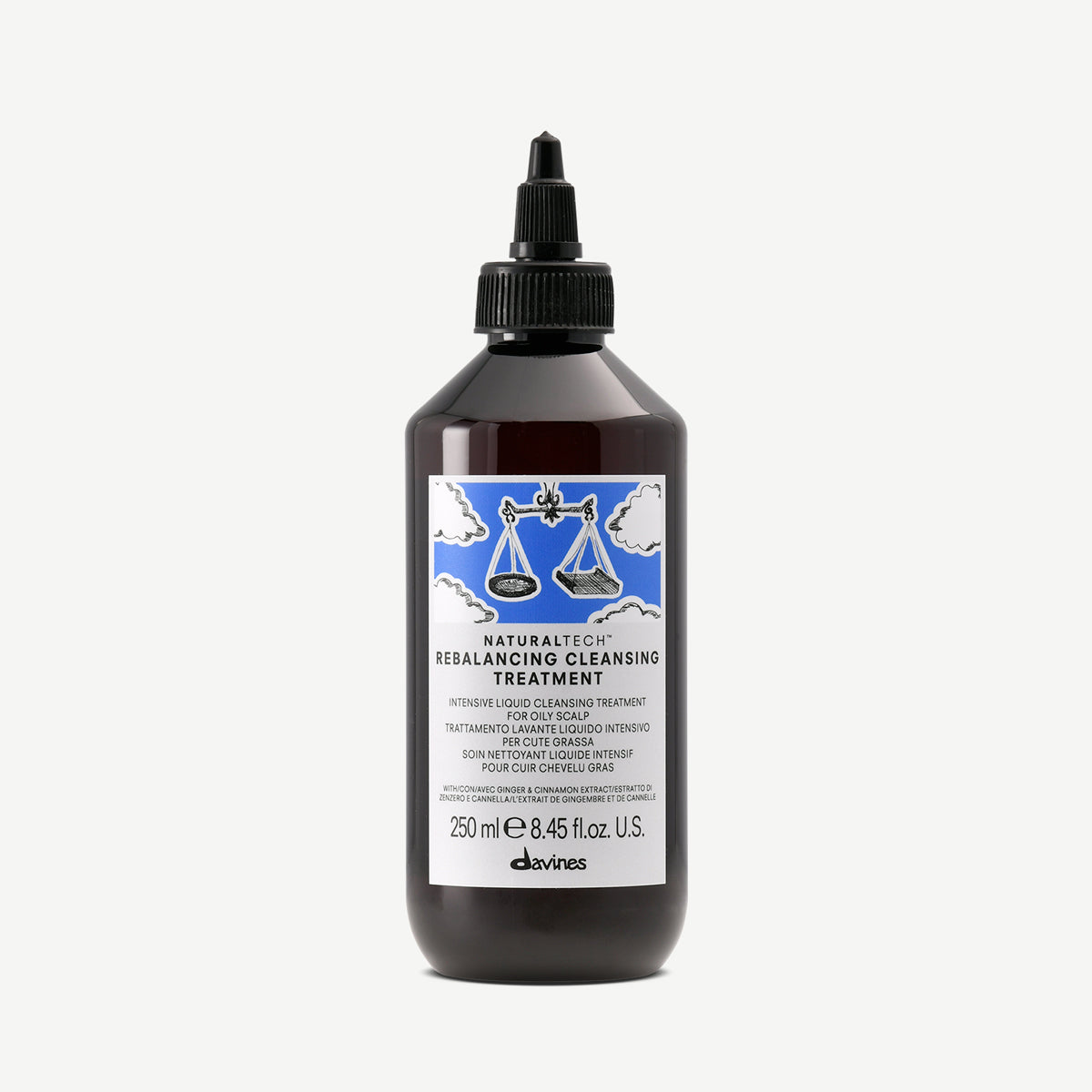 Davines International REBALANCING Cleansing Treatment - Liquid cleansing treatment for greasy scalp