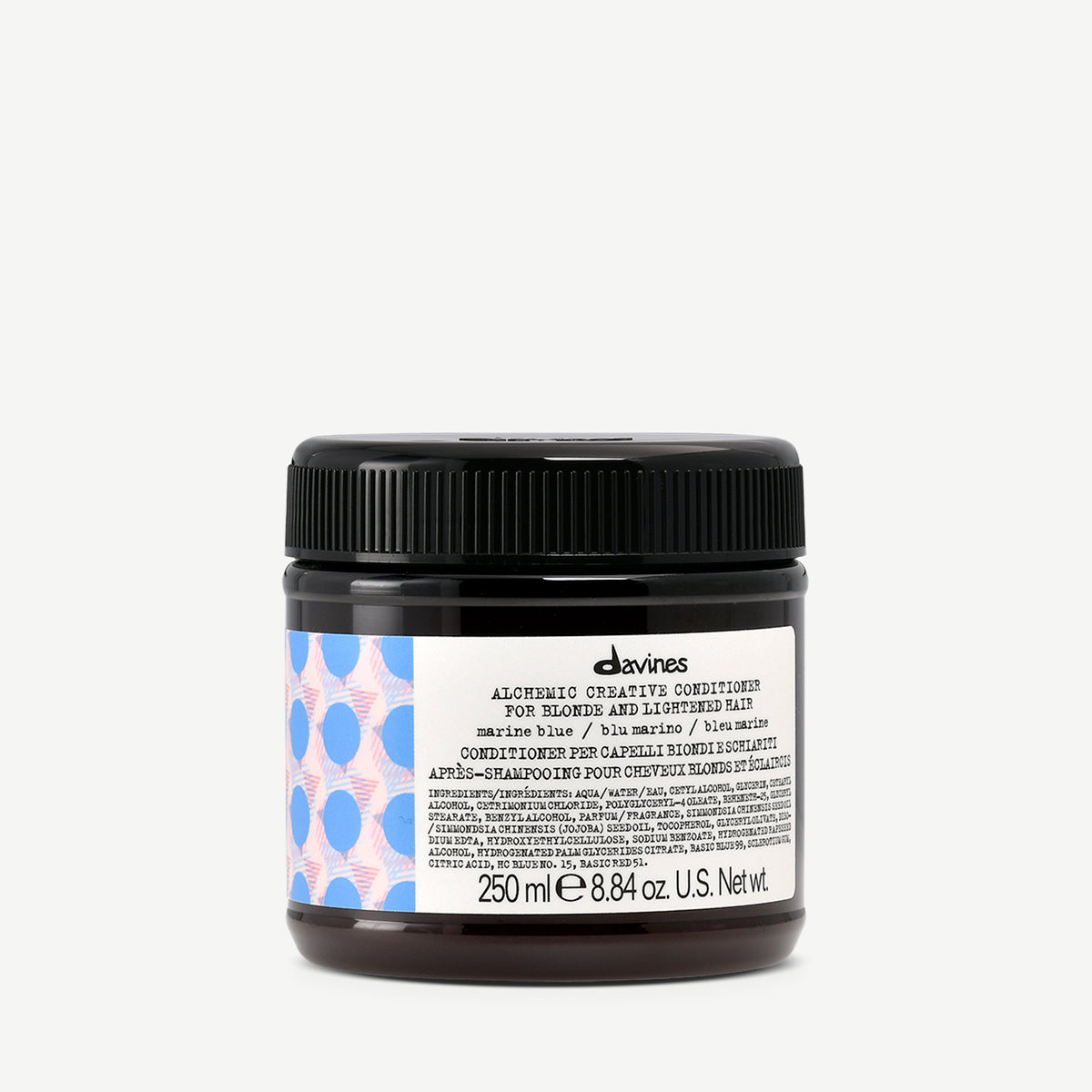 ALCHEMIC Creative Conditioner Marine Blue Conditioner to achieve creative colours for blonde or lightened hair 250 ml Davines