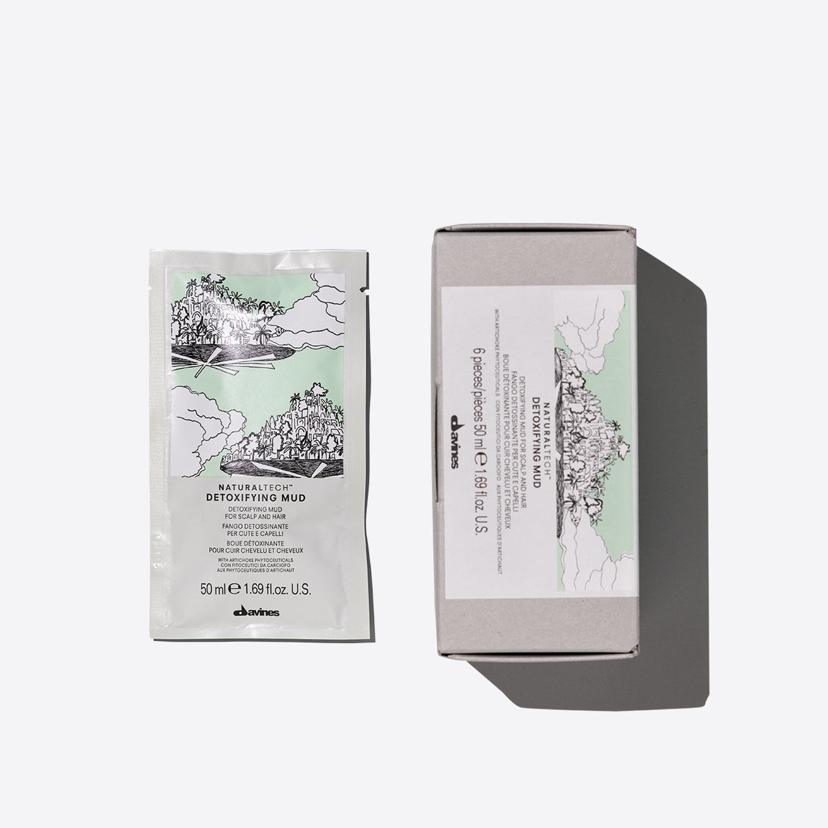 DETOXIFYING Mud Detoxifying mud for scalp and hair 50 ml Davines