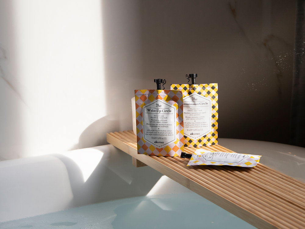 Hair mask: how to apply it Davines 