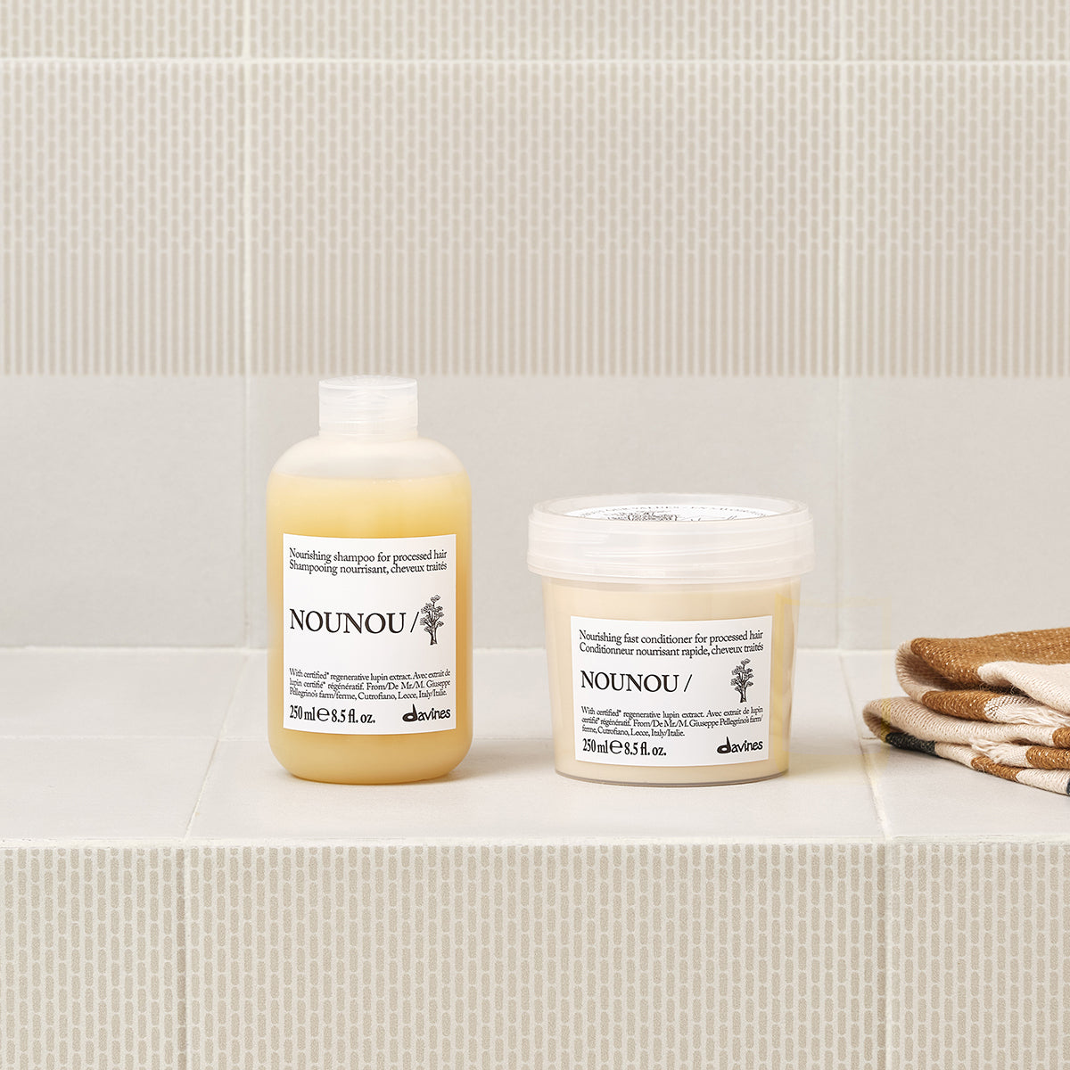 
Davines International NOUNOU Conditioner - Nourishing fast conditioner for processed hair
