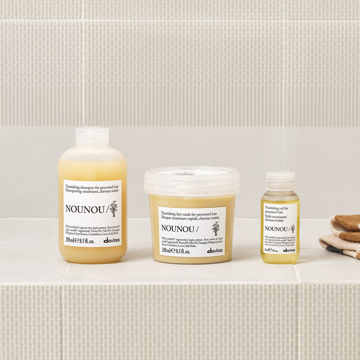 
Davines International NOUNOU Mask - Nourishing fast mask for processed hair