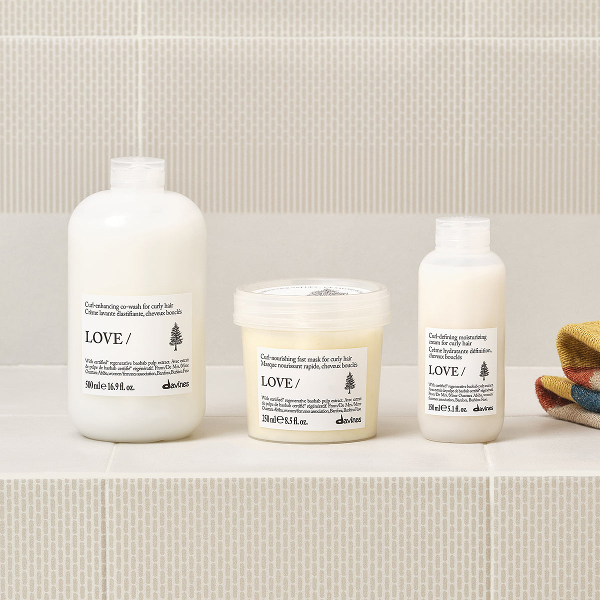Curl-enhancing co-wash for curly hair LOVE CURL Co-wash | Davines