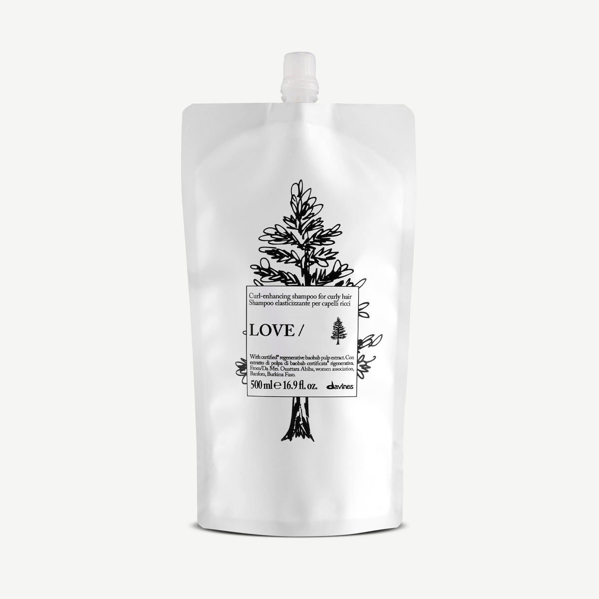 Curl-enhancing shampoo for curly hair LOVE CURL Shampoo | Davines