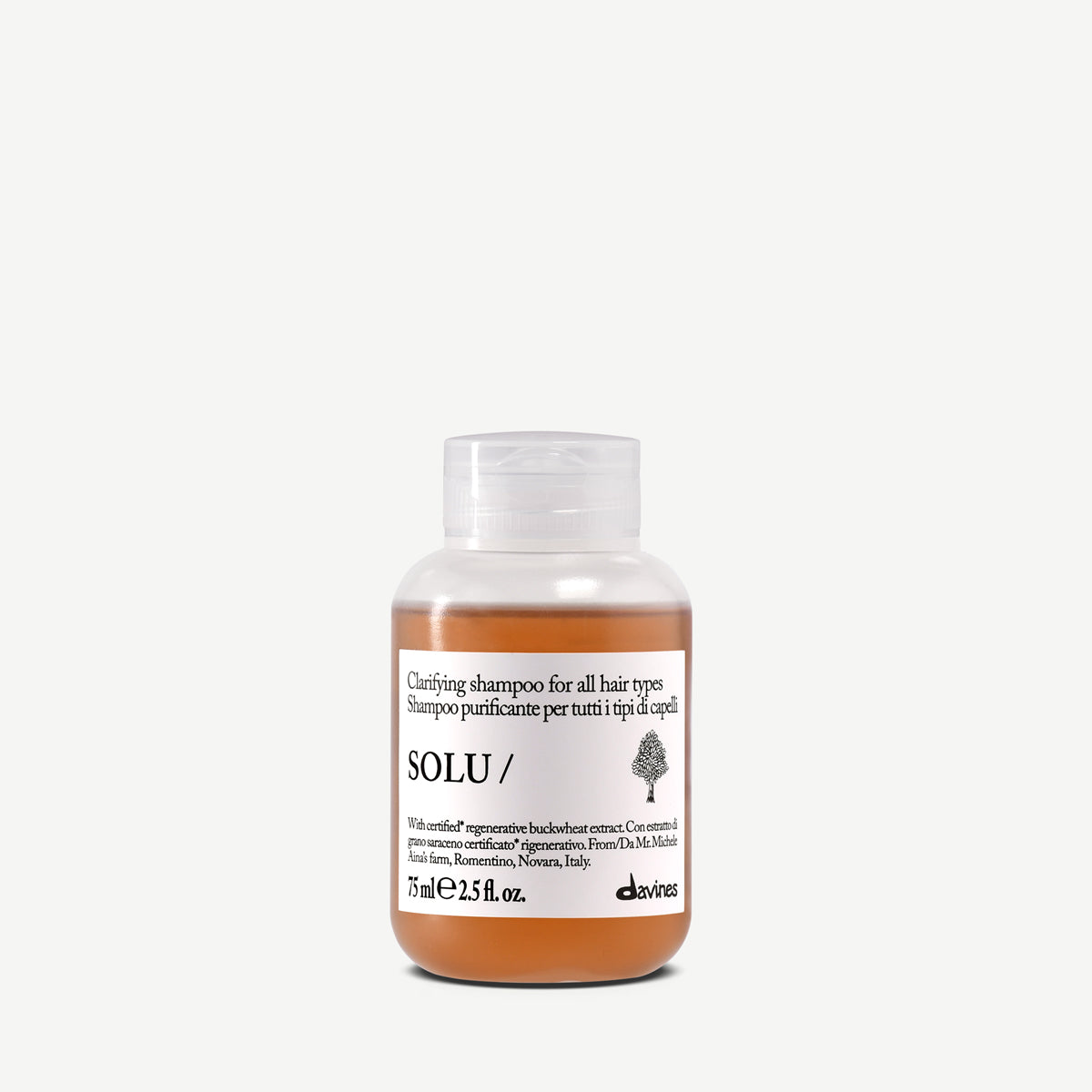 
Davines International SOLU Shampoo - Clarifying shampoo for all hair types