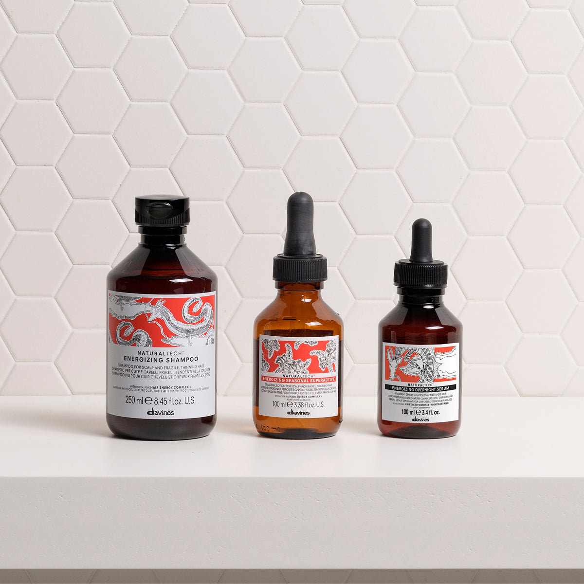 
Davines International ENERGIZING OVERNIGHT SERUM - Overnight leave-in serum for scalp and hair. 