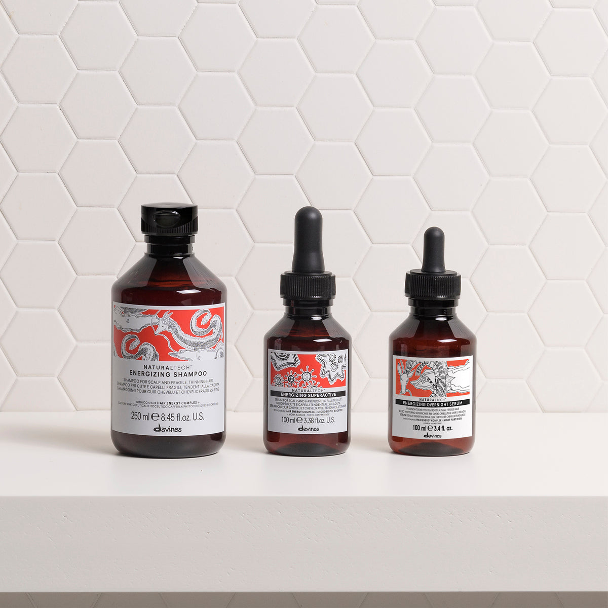 
Davines International ENERGIZING OVERNIGHT SERUM - Overnight leave-in serum for scalp and hair. 