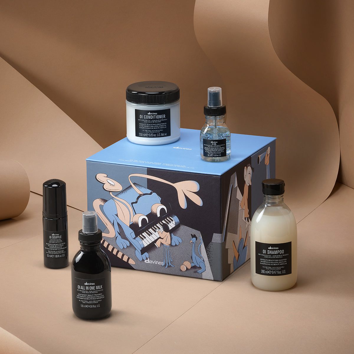 
Davines International OI Nocturnal In A Dream Gift Set for All Hair Types - Luxurious routine set for amazing shine and beauty to the hair