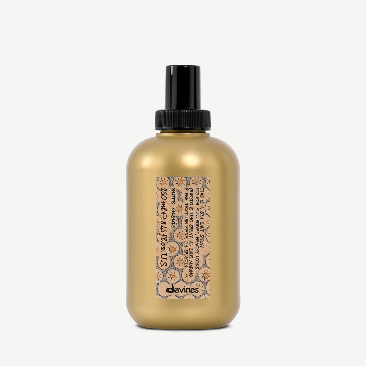 Translation missing: en.products.general.vendor: MORE INSIDE This is a Sea Salt Spray  For a tousled, beachy, full-bodied look with a matte finish -100x.jpg?v=1764262729
