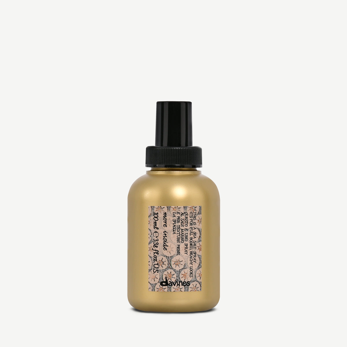 Translation missing: en.products.general.vendor: MORE INSIDE This is a Sea Salt Spray  For a tousled, beachy, full-bodied look with a matte finish  Translation missing: en.products.product.image_type.packaging-100x.jpg?v=1764262729
