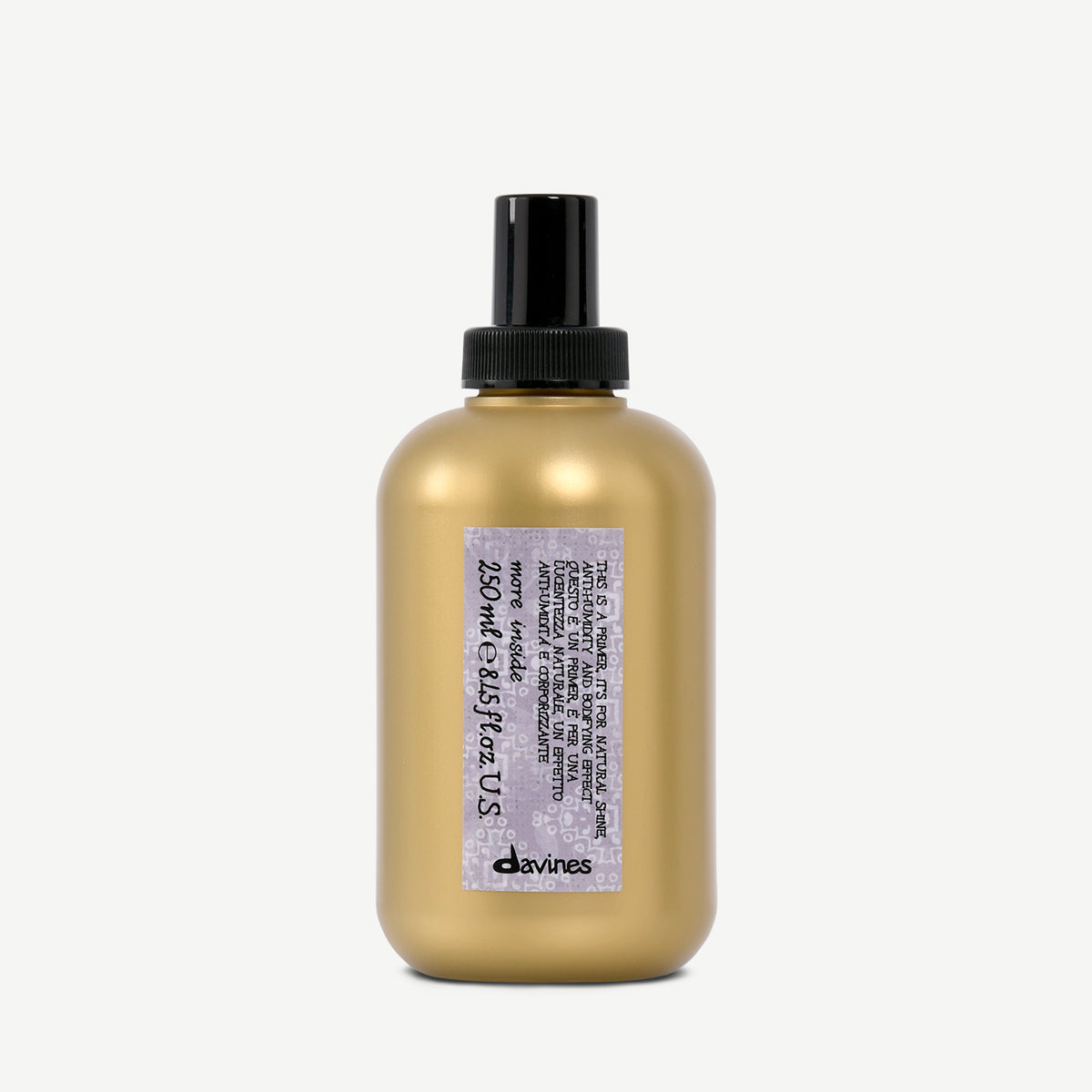 
Davines International This is a Primer - Anti-humidity bodifying tonic to support the fold in a natural way