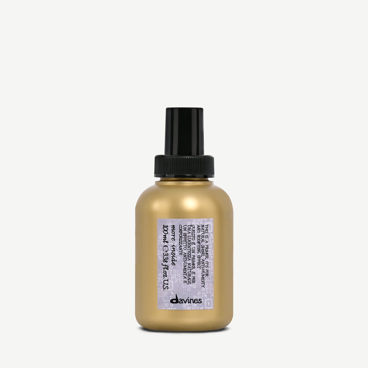 
Davines International This is a Primer - Anti-humidity bodifying tonic to support the fold in a natural way