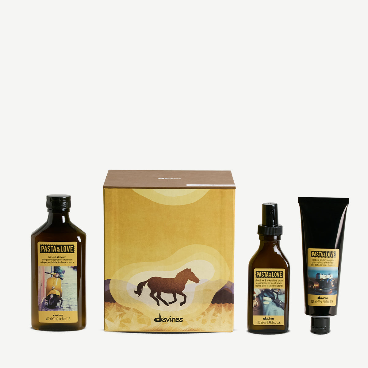 Immense Steppe Kit For A Shave To Perfection 1  Davines
