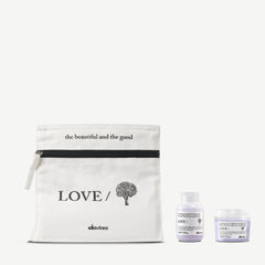 Travel-size frizz-control shampoo & conditioner duo for smooth