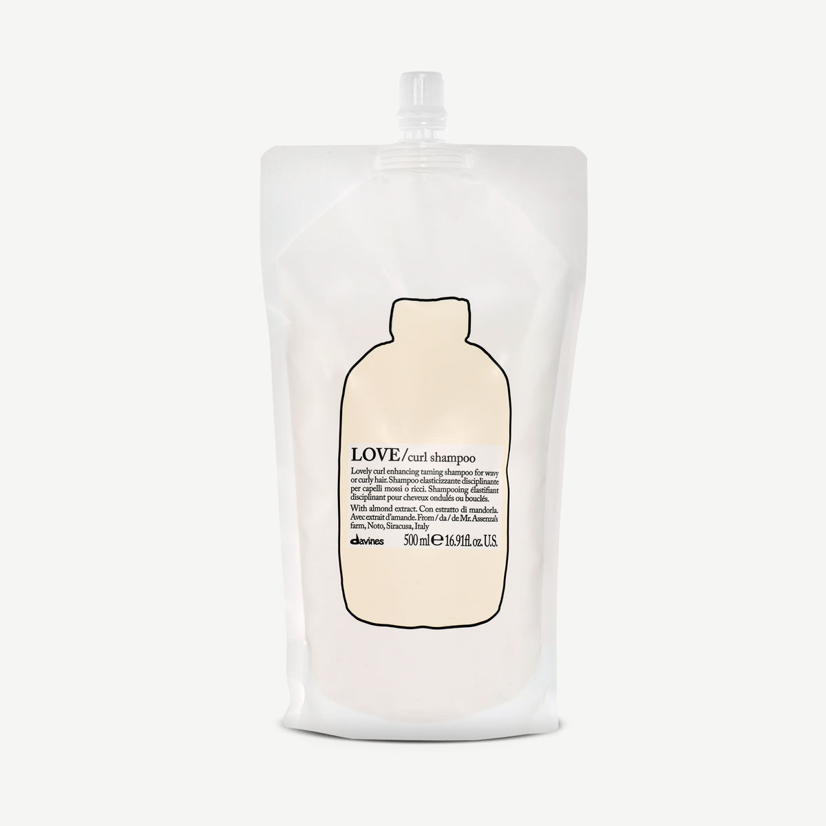 Curl enhancing taming shampoo refill for wavy and curly hair LOVE